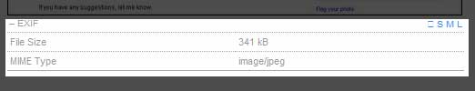 EXIF情報をワンクリックで
