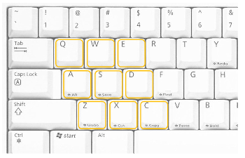ゲーマー用のキーボードショートカット ゲーマー用のキーボードショートカット