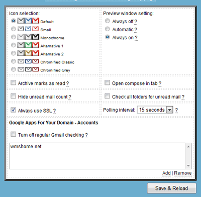 Gmail アイコンの変更なども可能 Gmail アイコンの変更なども可能