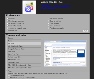 Google Reader Plus Google Reader Plus