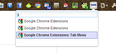 Tab Menu