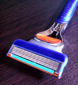 gillette-fusion1 カミソリの面が大きい