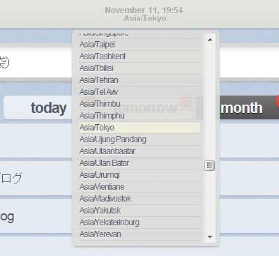 coolendar5 日本時間