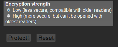 pdfprotect2 暗号化の強度