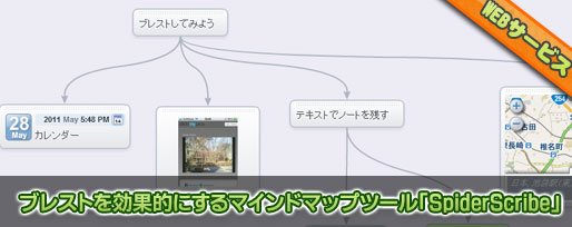 spiderscribe ブレストを効果的にするマインドマップツール「SpiderScribe」