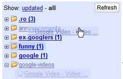 GoogleReaderのフィード管理機能が使いやすくなった
