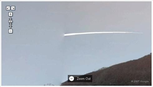 Google Maps street view これはUFO