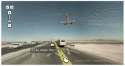 Google Maps Street View ストリートビュー、ラスベガスに爆撃機が写りこんでいた！？