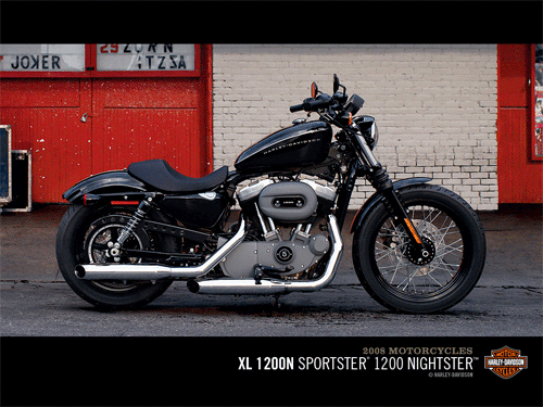 Harley Davidson Nightsterの壁紙.gif