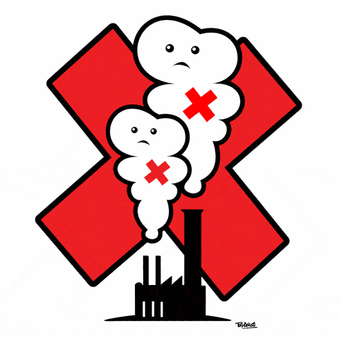 環境汚染を警告するCloud-X.2