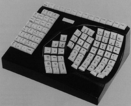 人間が小さくなりそうなキーボード