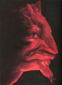 悪魔に見える目の錯覚画像2
