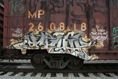 貨物車のアート