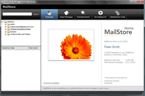 mail-storeのインターフェース