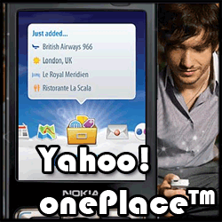 モバイル用ソーシャルブッックマークツール「Yahoo OnePlace」