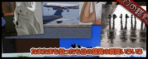 たまたまも狙ったも目の錯覚の瞬間いろいろ