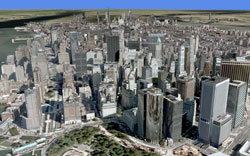 Virtual Earth 3Dでのニューヨーク