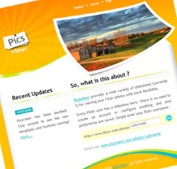 Flickrをクールにプレビューする「Picsviewr」