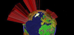 グーグルアースGoogle Earth世界の石油消費量